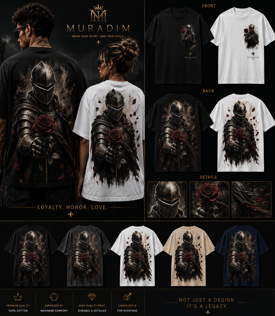 MURADIM – Dark Knight Tee