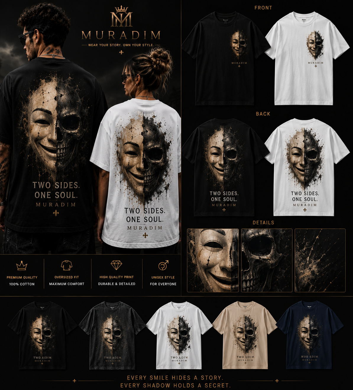 MURADIM – Two Sides One Soul Tee