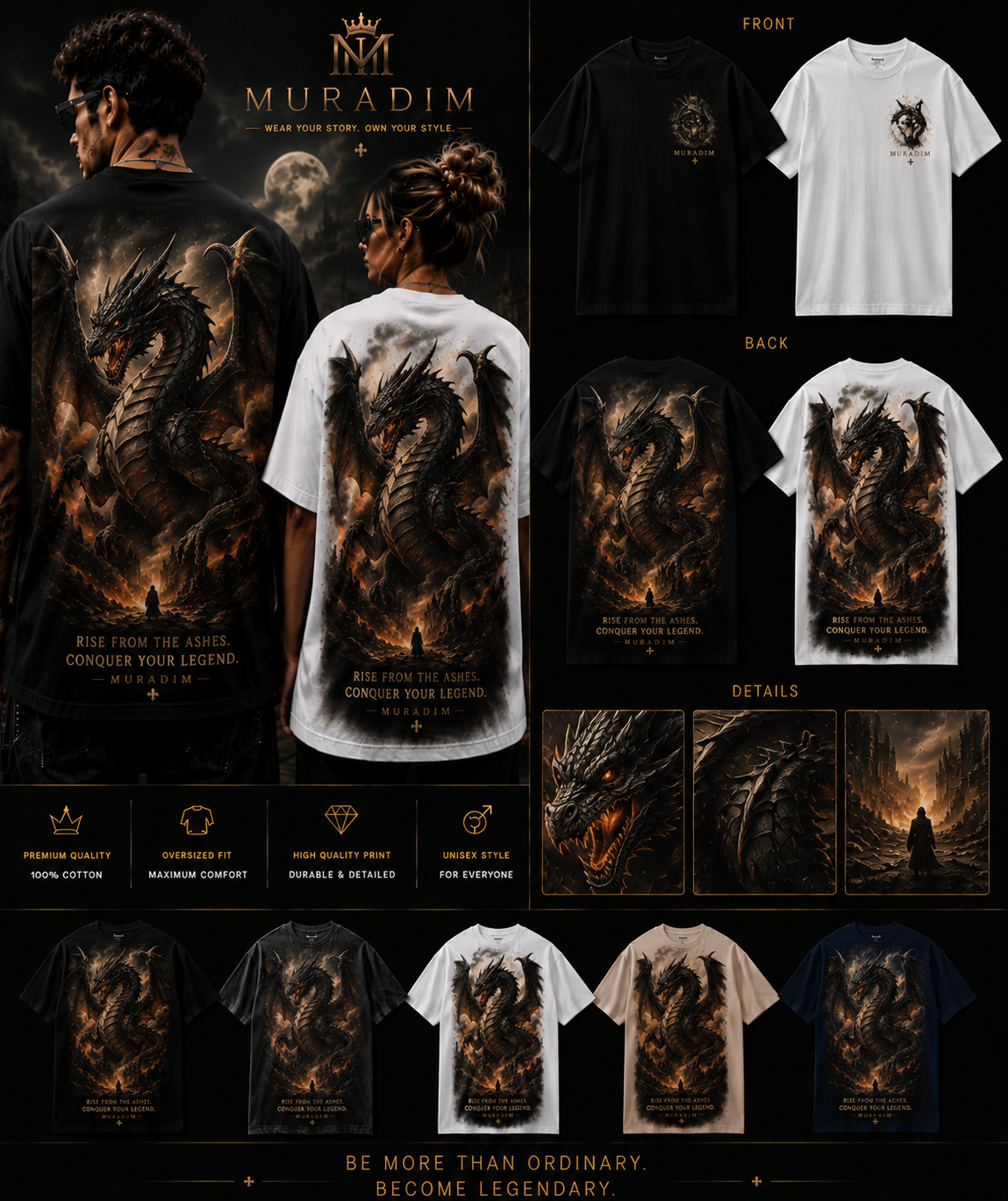 MURADIM – Born To Lead Tee