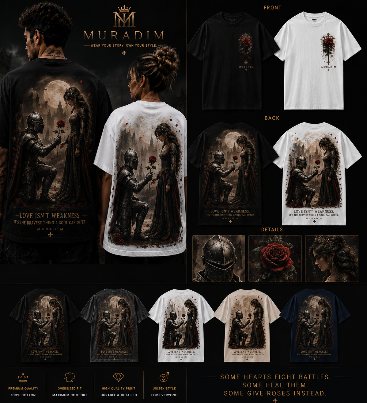 MURADIM – Love Isn’t Weakness Tee