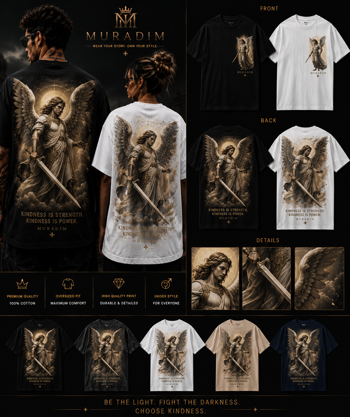MURADIM – Kindness Is Strength Tee
