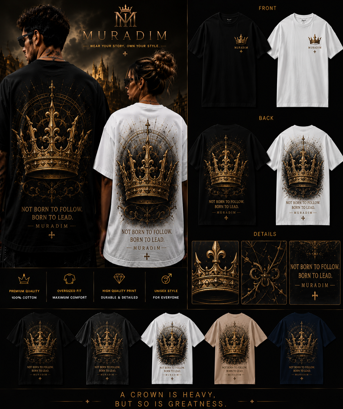 MURADIM – Sun & Moon Balance Tee
