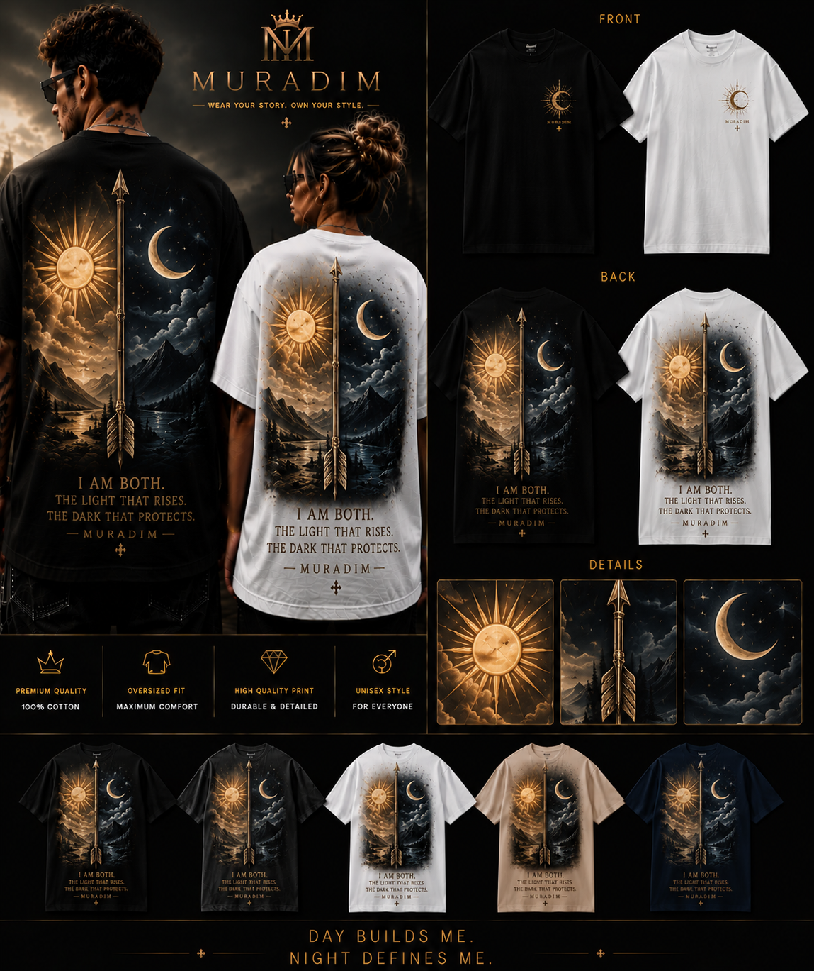 MURADIM – Day Builds Me Tee