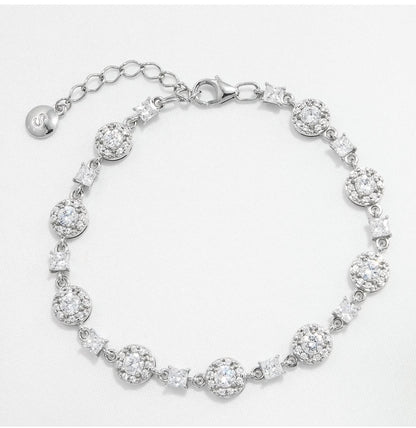 Pulsera Halo de Zirconias - Plata 925
