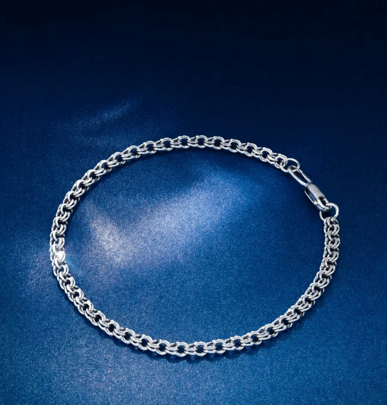 Tobillera Corazón con Morganita en Plata 925