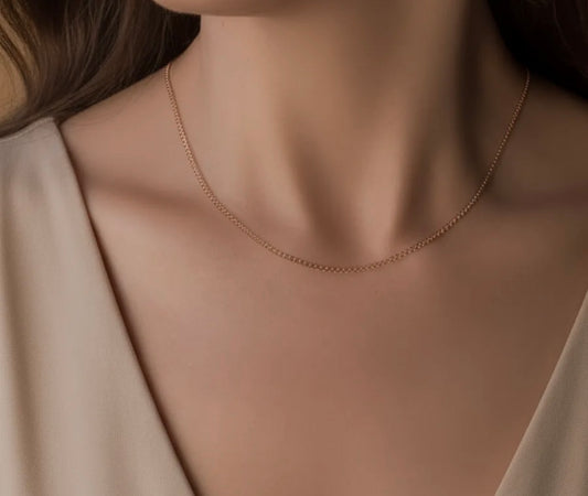 Collar Rama de Olivo con Diamantes Oro Rosa 925
