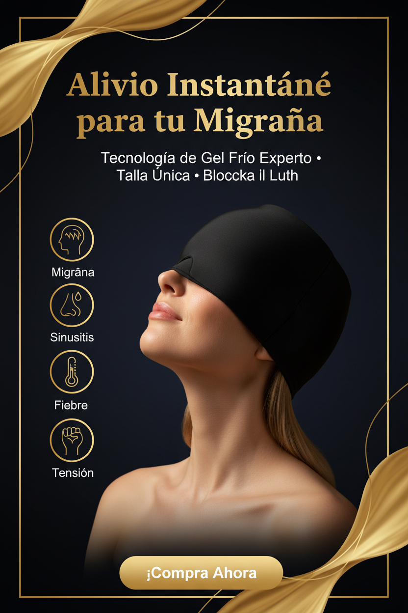 Gorro de Alivio Natural para Migraña