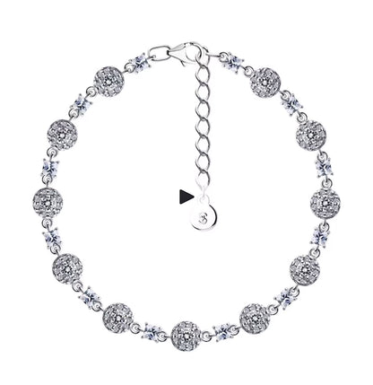 Pulsera Halo de Zirconias - Plata 925